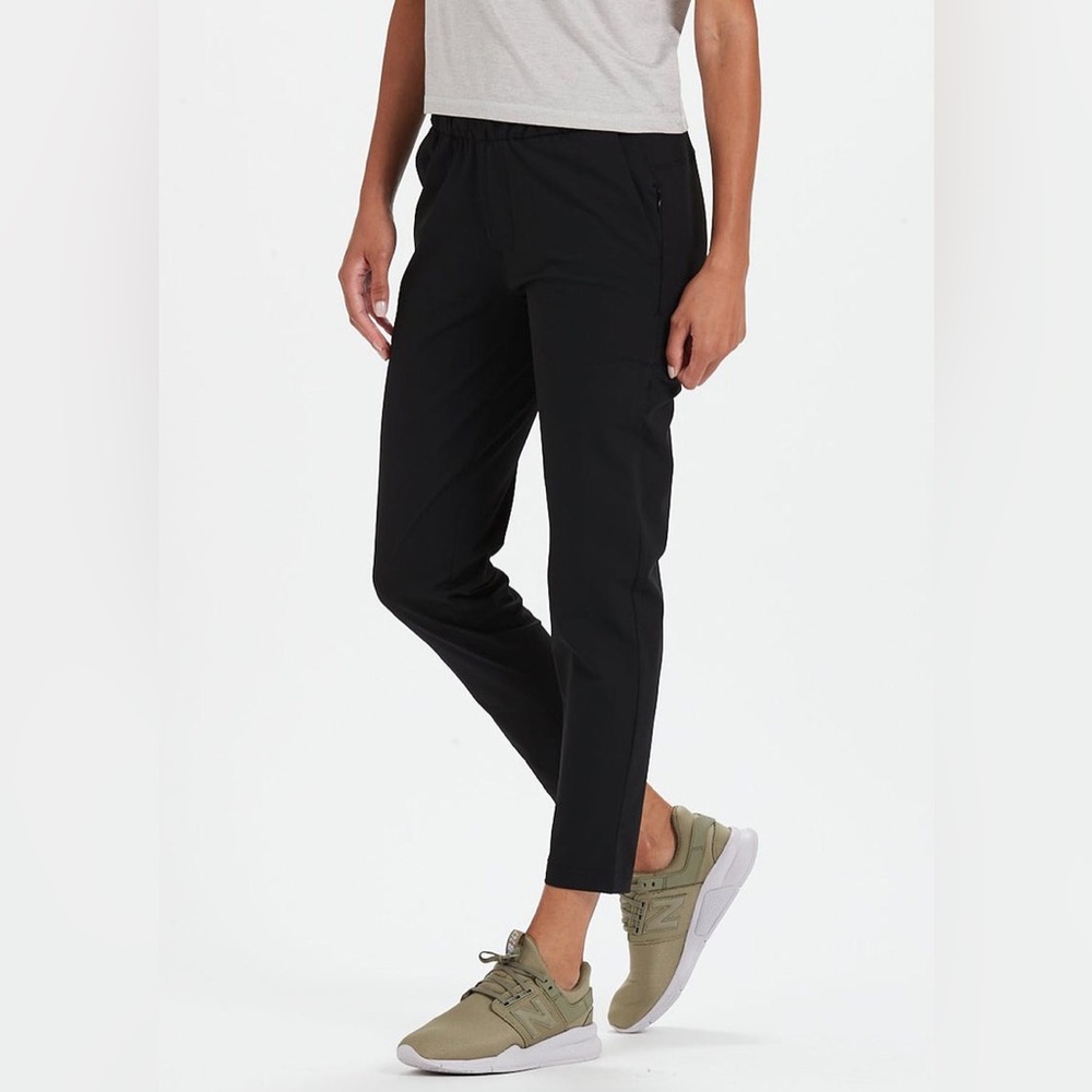 NWT Vuori Wayfarer Pants Tapered Women’s X- Small MSRP $98 Black - Picture 8 of 11